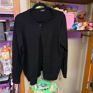 Torrid Black Knit Cardigan